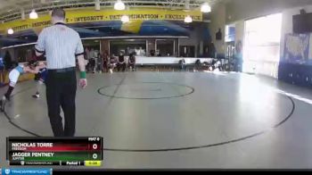 126 lbs Cons. Round 1 - Nicholas Torre, Freedom vs Jagger Pentney, Jupiter