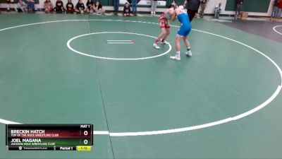 125 lbs Champ. Round 2 - Breckin Hatch, Top Of The Rock Wrestling Club vs Joel Magana, Jackson Hole Wrestling Club