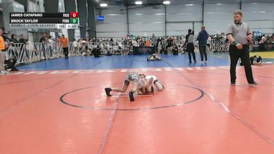 72 lbs Round 4 - 2:15pm Saturday - Brock Taylor, POWA vs James Catapano, PA USA