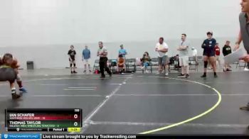 155 lbs Finals (8 Team) - Ian Schafer, Southern Wolves Gray vs Thomas Taylor, Raleigh Area Wrestling Tenacious