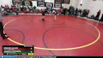 182 Boys Quarterfinal - Roberto Castaneda, Faith Wrestling Club vs Spencer Uhland, County Line Rivals