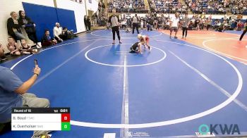 43 lbs Round Of 16 - Brody Boyd, Team Tulsa Wrestling Club vs Kyson Overholser, Salina Wrestling Club