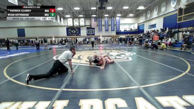 126 lbs Round Of 64 - Patrick Cloney, MetroWest United vs Ryan Kittredge, Wheeler School