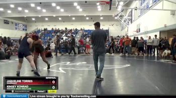 189 lbs Semifinal - Jaqueline Torres, Dominguez vs Kinsey Konrad, Redondo Union Wrestling
