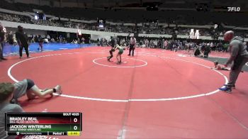 60 lbs Quarterfinal - Jackson Winterling, Great Bridge Wrestling vs Bradley Beal, Bull Island Grappling