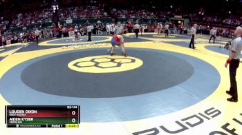 D2-144 lbs Cons. Round 2 - Louden Dixon, West Holmes vs Aiden Kyser, Vermilion