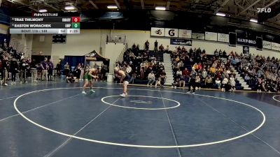 149 lbs Cons. Round 3 - Easton Worachek, Wisconsin-Parkside vs Trae Thilmony, UMary