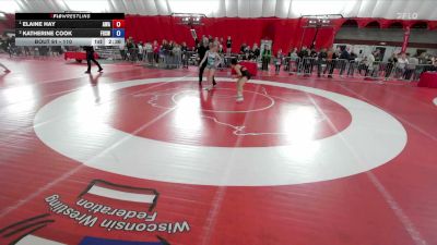 110 lbs Round 5 - Elaine Hay, Askren Wrestling Academy vs Katherine Cook, Freedom High School Wrestling