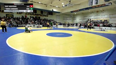 123 lbs Consi Of 8 #1 - Troy Montero, La Mirada vs Rene Cordero, Poway
