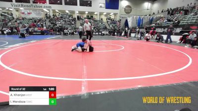 101 lbs Round Of 32 - Ayden Khanjan, Westview vs Ignacio Mendoza, Top Dog Wrestling Club