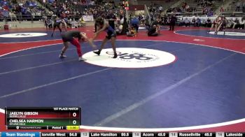 5A 125 lbs 1st Place Match - Jaelyn Gibson, Russellville vs Chelsea Harmon, Sylvan Hills