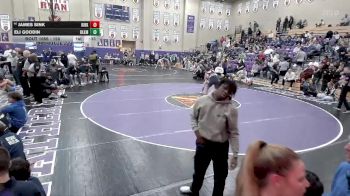 150 lbs 7th Place Match - James Sink, Kirkwood vs Eli Goodin, Blackman