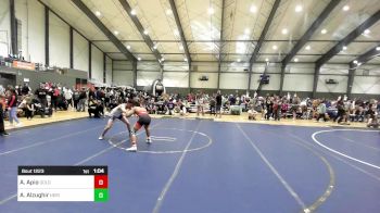 126 lbs Quarterfinal - Alexander Apio, Golden Backs MRTC vs Aimen Alzughir, Heritage