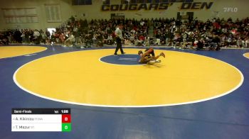 109 lbs Semifinal - Arseni Kikiniou, Poway vs Timmy Mazur, St. Edward (OH)