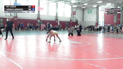 109 lbs Quarterfinal - Sky Ramos, Goldenbacks Rtc vs Angelica Serratos, Surfside X