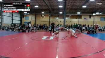 197 lbs Champ. Round 1 - Elijah Josey, Clackamas Community College vs Paul Thompson, University Of Idaho