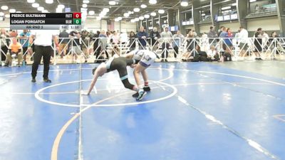 120 lbs Rr Rnd 2 - Pierce Bultmann, Patton Trained Blue - HSB vs Logan Forgatch, Blue And White Wrestling Club - HSB