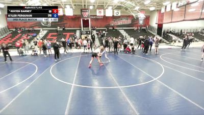 138 lbs 3rd Place Match - Kixten Barney, Uintah Wrestling vs Kyler Ferguson, Team Prestige Wrestling