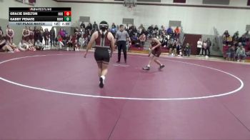 137-146 lbs 1st Place Match - Gracie Shelton, Independence Girls vs Gabby Penate, Mount Vernon Girls