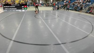 40 lbs 3rd Place Match - Scarlett Kountz, Sidney Wrestling Club vs Lenyx Uhlenhake, Immortal Athletics WC