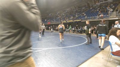 140 lbs Quarterfinal - Adalyn Sagulla, Mercer vs Jena Knoebel, Montgomery