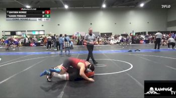 205 lbs Cons. Round 2 - Kanin French, Smoky Valley vs Zayden Norez, Liberal WC
