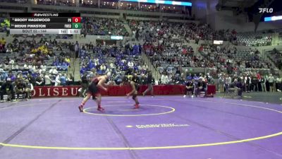 144 lbs Champ. Round 1 - Brody Hagewood, Prairie Heights vs Mekhi Pinkston, Fort Wayne South Side