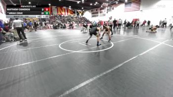 120 lbs Champ. Round 1 - Uriah Cruz, La Mirada vs Matthew Cisneros, Santa Fe