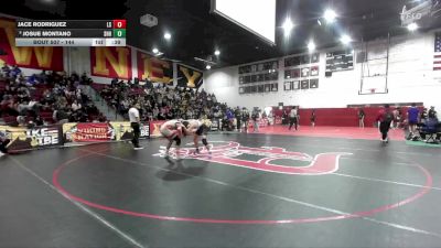 144 lbs Cons. Round 3 - Jace Rodriguez, La Serna vs Josue Montano, Shadow Hills