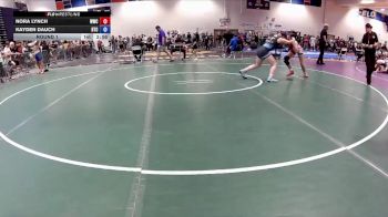 125 lbs Round 1 - Nora Lynch, Williamsburg Wrestling Club vs Kayden Dauch, Hornet Training Center
