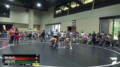 90 lbs Round 2 (6 Team) - Ben Milam, Predator WC vs Aiden Nam, Glasgow WA