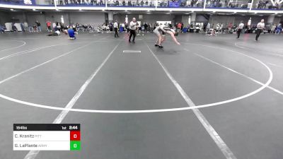 184 lbs Round Of 32 - Chase Kranitz, Pittsburgh vs Gage LaPlante, Army Prep