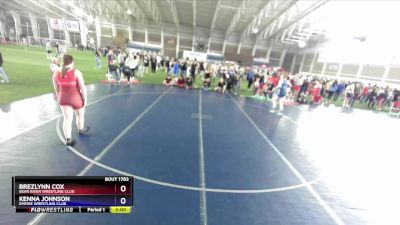 190 lbs 5th Place Match - Brezlynn Cox, Bear River Wrestling Club vs Kenna Johnson, Empire Wrestling Club
