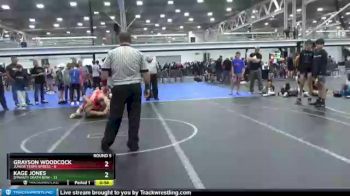 120 lbs Round 5 (8 Team) - Kage Jones, Dynasty Death Row vs Grayson Woodcock, Junior Terps Xpress
