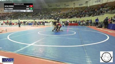 133 lbs Round Of 16 - Ayva Perez, Tuttle High School Girls vs Alli Taber, Shawnee Wrestling