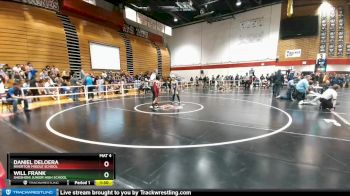 84 lbs Champ. Round 1 - Will Frank, Shoshoni Junior High School vs Daniel DeLoera, Riverton Middle School