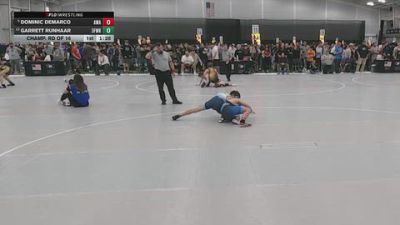 120 lbs Champ. Rd Of 16 - Dominic DeMarco, Askren Wrestling Academy vs Garrett Runhaar, 3F Wrestling