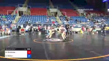 106 lbs Consi Of 32 #1 - Brodie Christmas, Alabama vs Dylan Milster, Texas