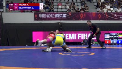 76 kg Semifinal - Kylie Welker, USA vs Genesis Reasco, ECU