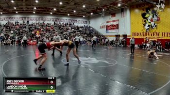 138 lbs Cons. Round 3 - Landon Andel, Garrettsville Garfield vs Joey Decker, Brecksville B