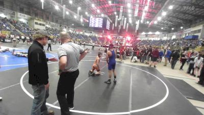 130 lbs Quarterfinal - Jonathan Olsen, Ortega Middle School vs Gavrin Flores, Fort Lupton MS