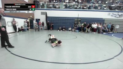 71 lbs Cons. Round 4 - Kaleb Erickson, Sandpoint Legacy Wrestling Club vs Rocco Dias, Shootbox Rigby