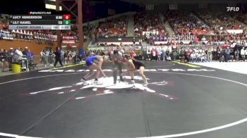 155 lbs Champ. Round 1 - Lily Hamel, Towanda-Circle HS vs Lucy Henderson, Meriden-Jefferson West