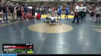 128 lbs Quarterfinal - Zeth Romney, LAWC Chaminade vs Eziequel Vela, Oakdale