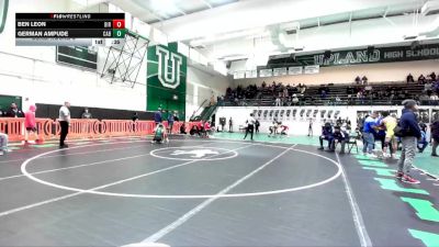 150 lbs Cons. Round 3 - Ben Leon, Birmingham vs German Ampude, Cabrillo (Long Beach)