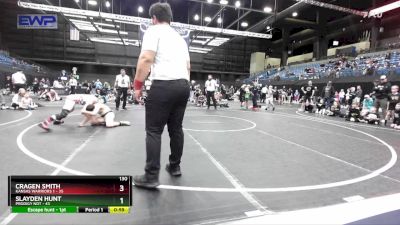 130 lbs Placement - Cragen Smith, Kansas Warriors 1 vs Slayden Hunt, Prodigy NDT