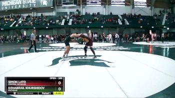 285 lbs Cons. Round 4 - Simon Lato, Central Michigan vs Dzhabrail Khurshidov, Michigan