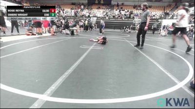 58-61 lbs Consolation - Rose Reyna, Carl Albert vs Omere Wright, D3 Wrestling Cluib