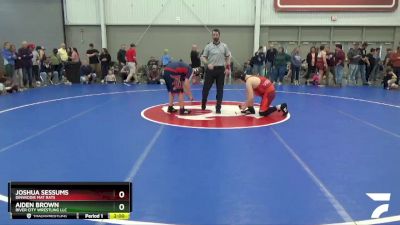 187 lbs Quarterfinal - Aiden Brown, River City Wrestling LLC vs Joshua Sessums, Dinwiddie Mat Rats