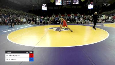 132 lbs Cons 16 #2 - Alexander Penzkover, WI vs Parker Zutter, MN